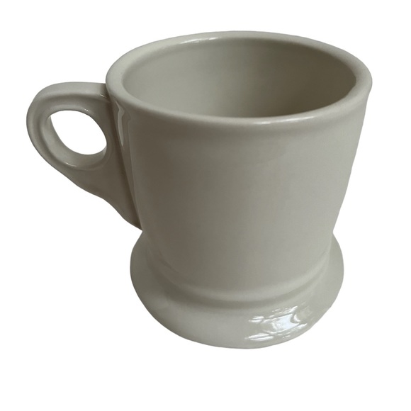 Anthropologie A Mug Initial Letter Coffee Cup Retro Shaving Cup Monogram - Picture 2 of 7